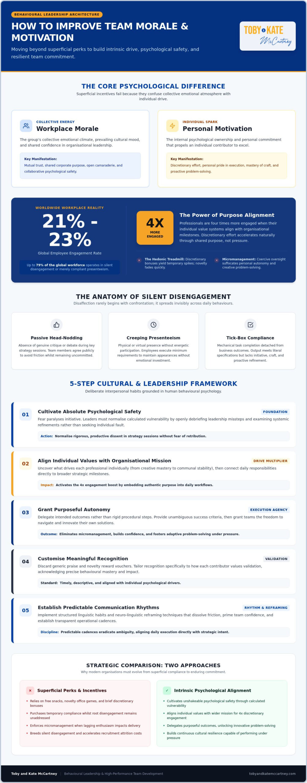 Improve Team Morale and Motivation: A Leader's Guide 2026